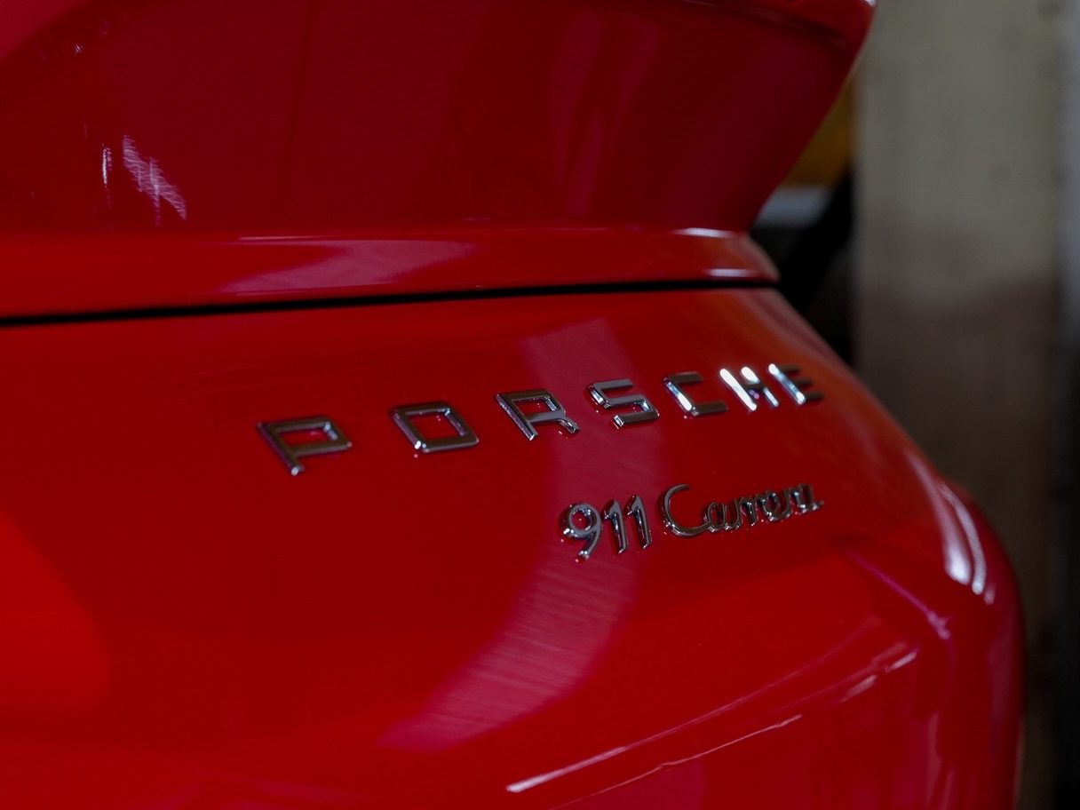 ポルシェ 911 カブリオレのプロテクションフィルム(PPF)・ヘッドライトPPF・カーラッピング施工 写真10